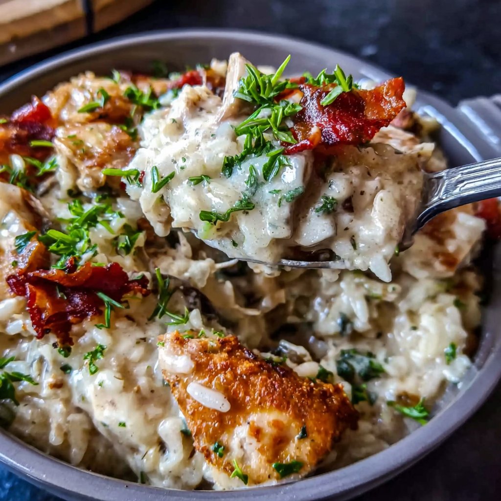 Creamy Chicken And Rice One Pot Dinner