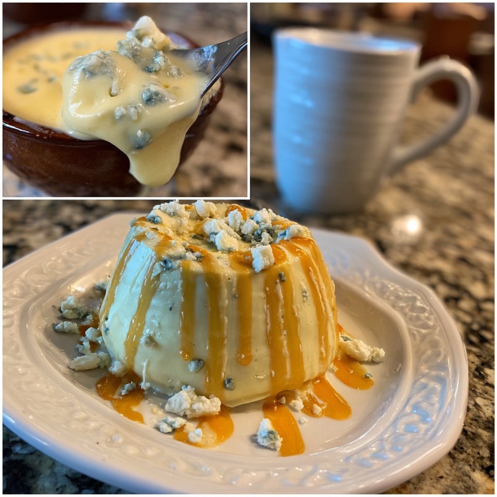 Fondue with Mild Blue Cheese