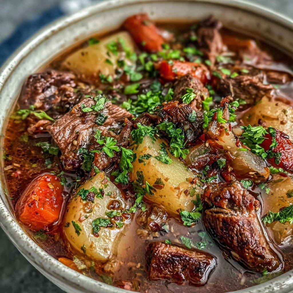 Cozy Beef And Vegetable Soup