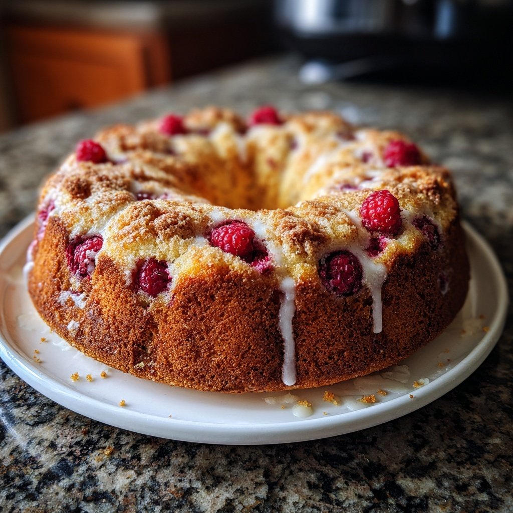 Spring Brunch Raspberry Coffee Cake