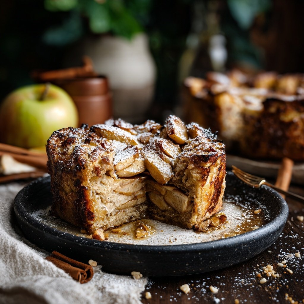 Apple Cinnamon Baked French Toast