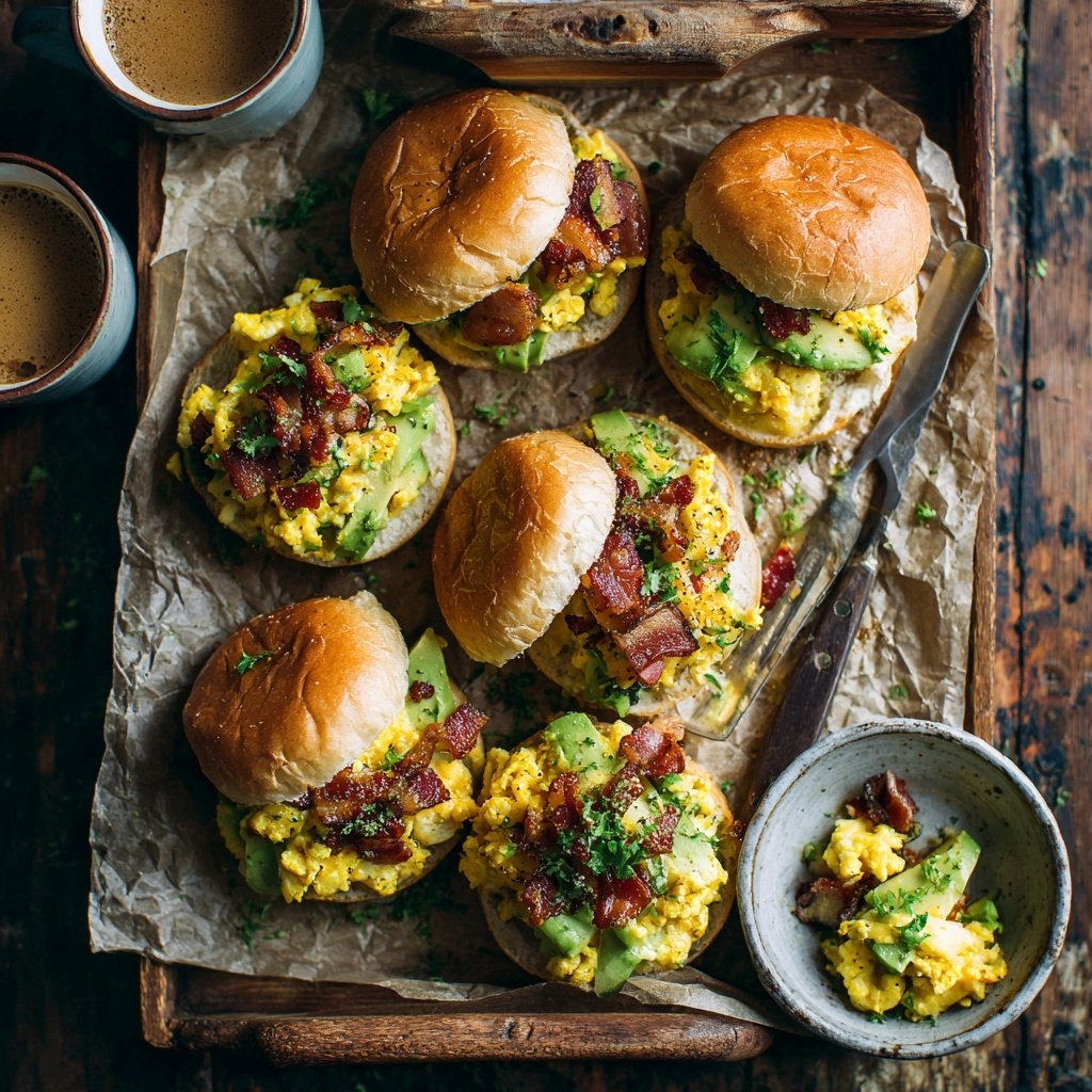 Spring Brunch Breakfast Sliders