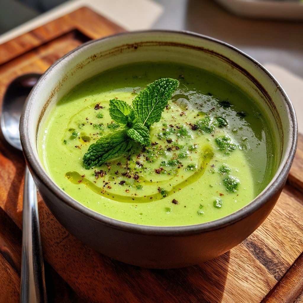 Spring Pea And Lemon Soup