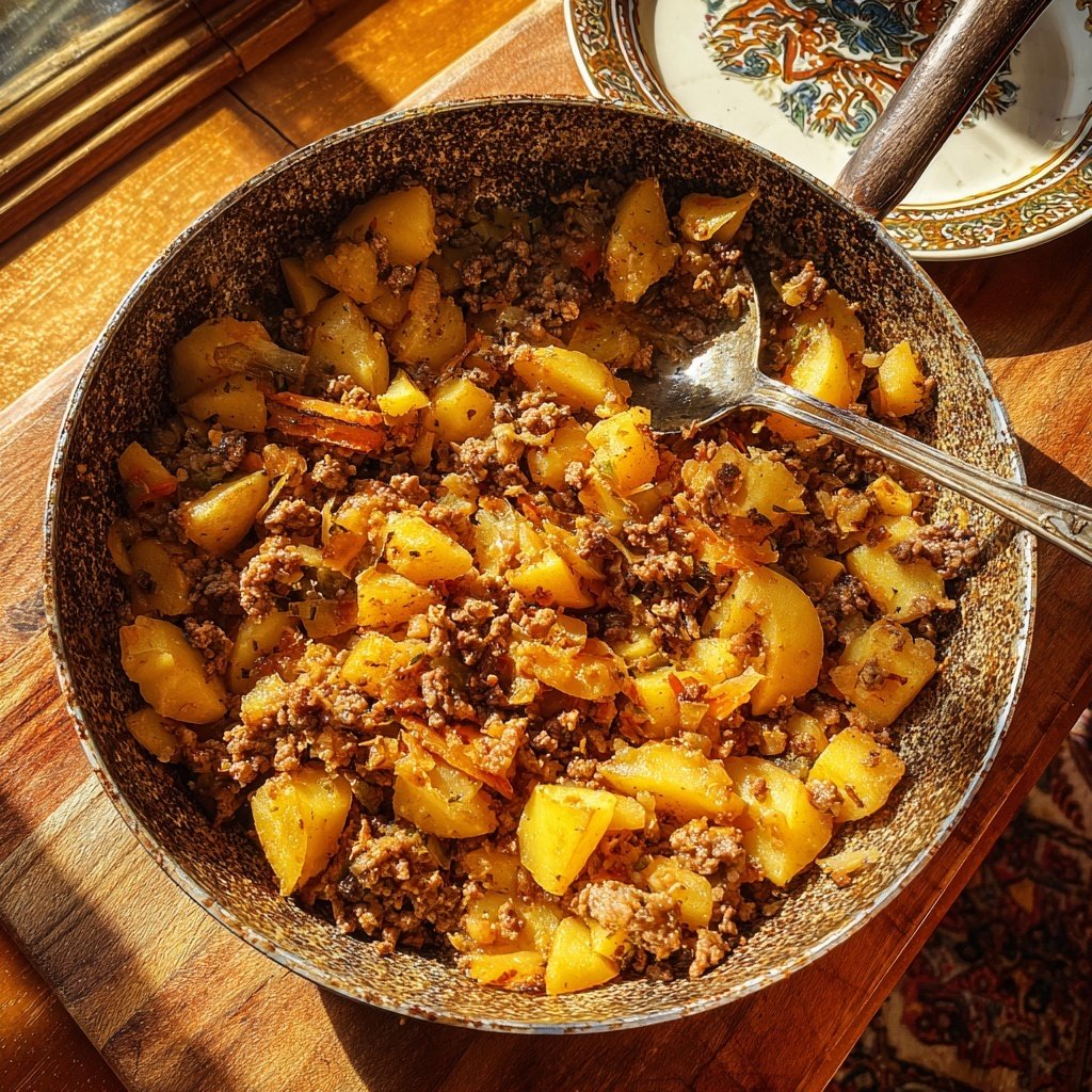 One Pot Ground Beef And Potatoes