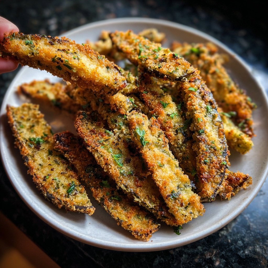 Crispy Eggplant Veggie Fries