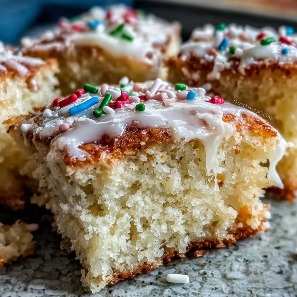 Simple Vanilla Sheet Cake