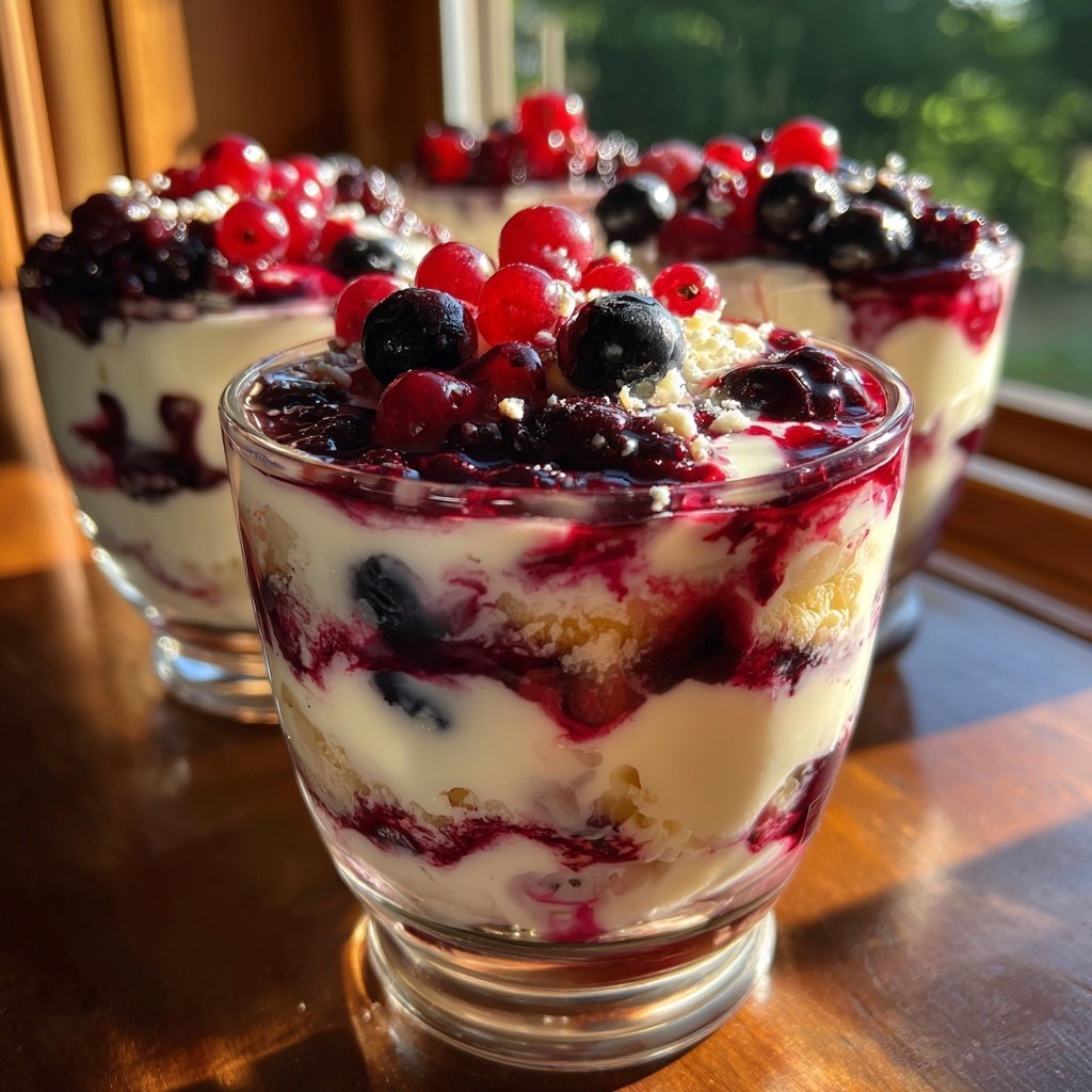Vanilla Berry Yogurt Parfaits