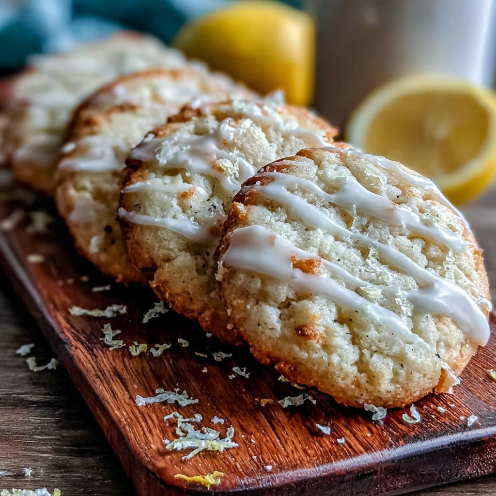 Spring Sugar Cookies With Lemon Glaze