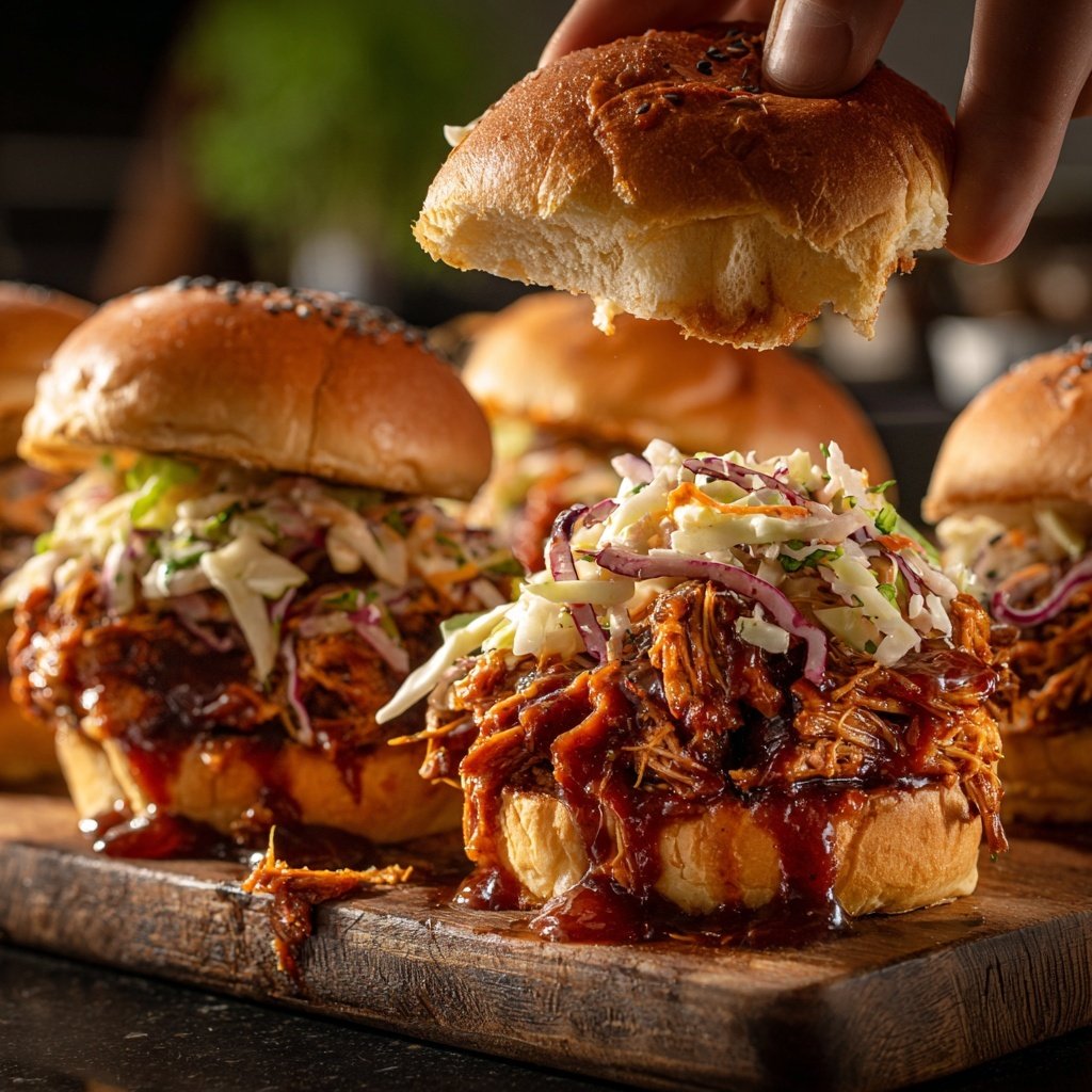 Easy BBQ Jackfruit Sliders