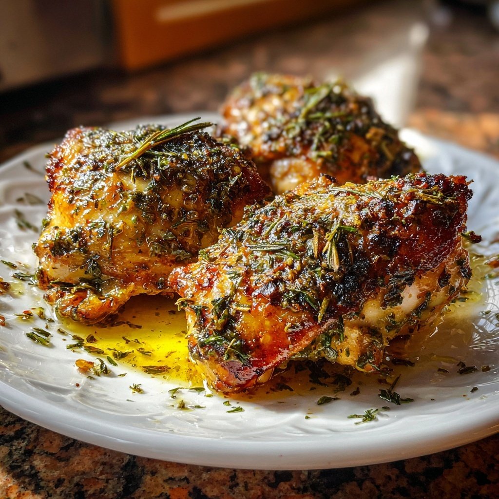 Mediterranean Baked Chicken Thighs