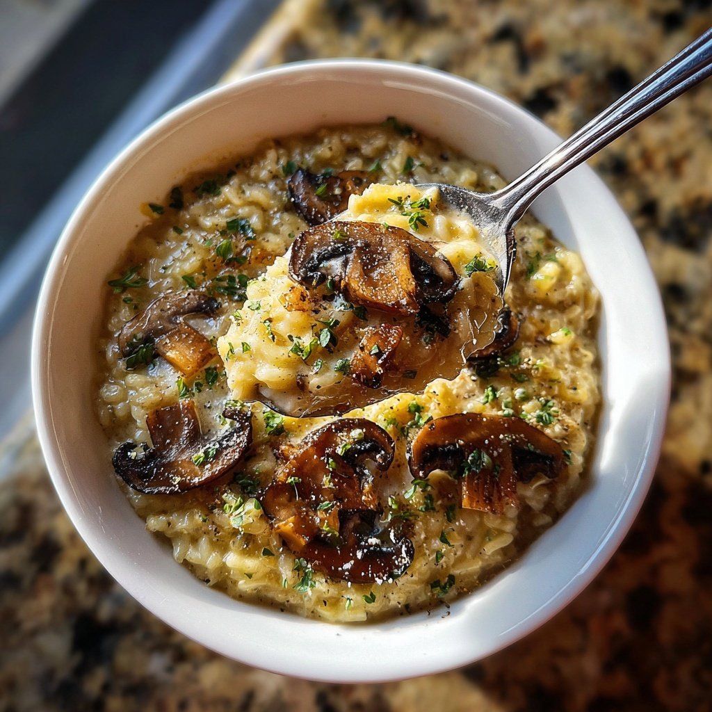 Creamy Mushroom Risotto