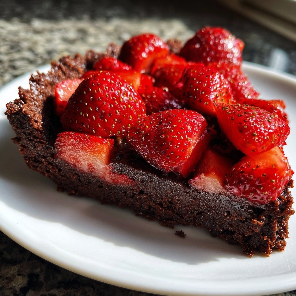 Chocolate Strawberry Tart