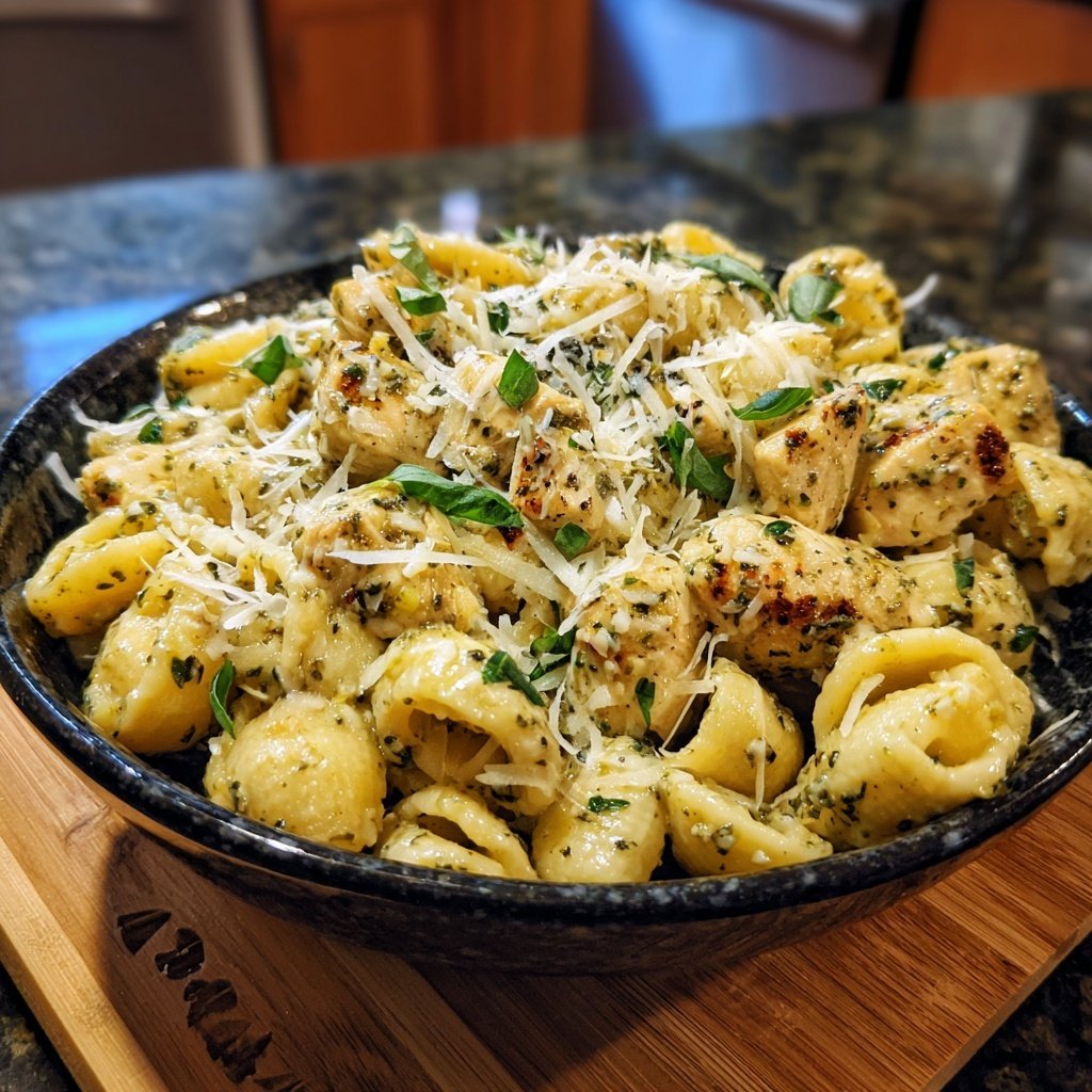 Creamy Pesto Chicken Pasta