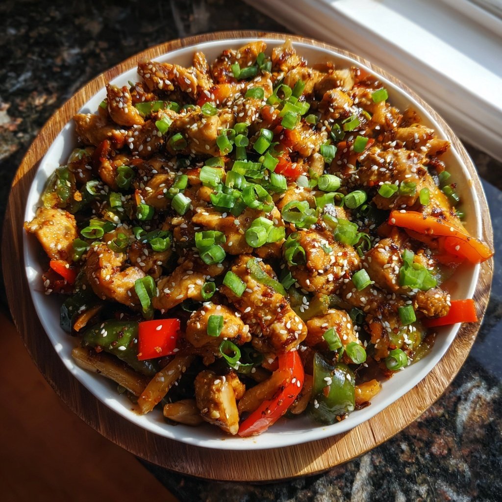 High Protein Chicken Stir Fry