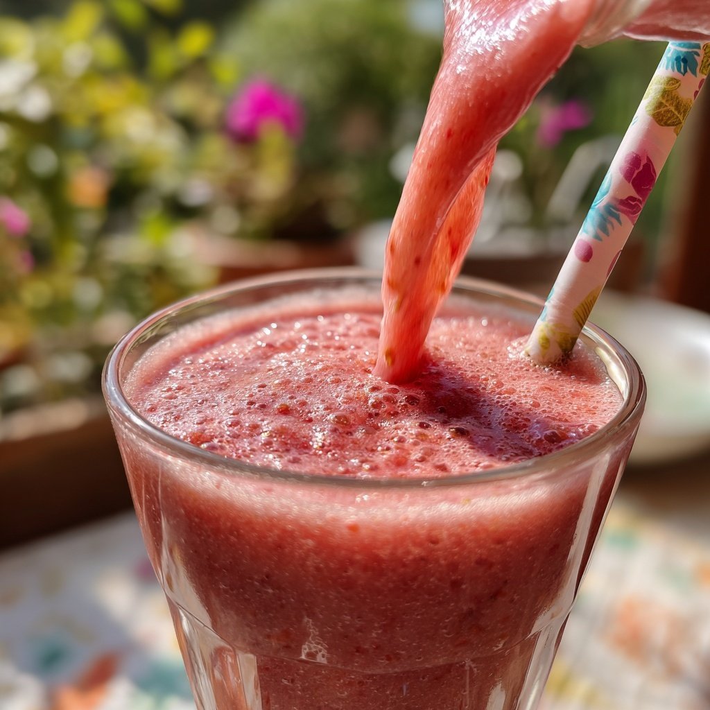 Fresh Strawberry Banana Smoothie