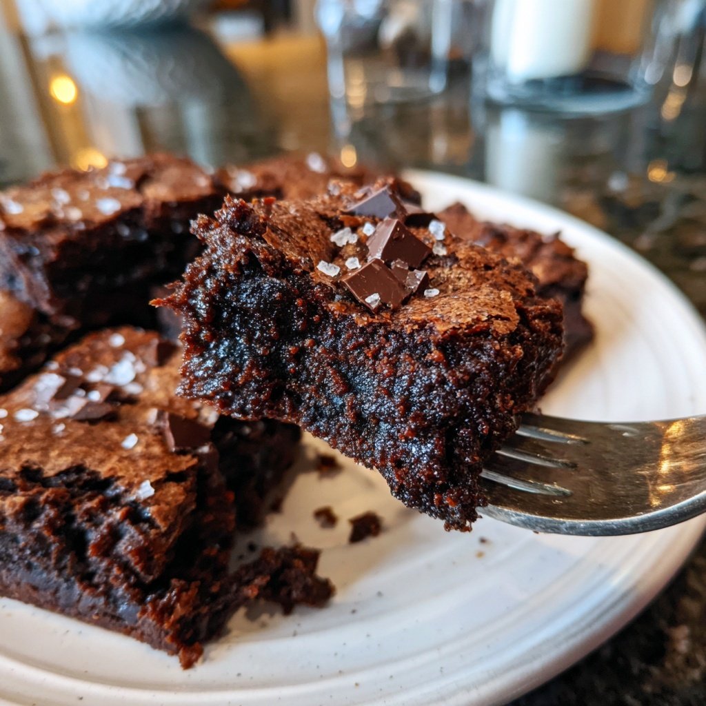 Fudgy Sourdough Discard Brownies