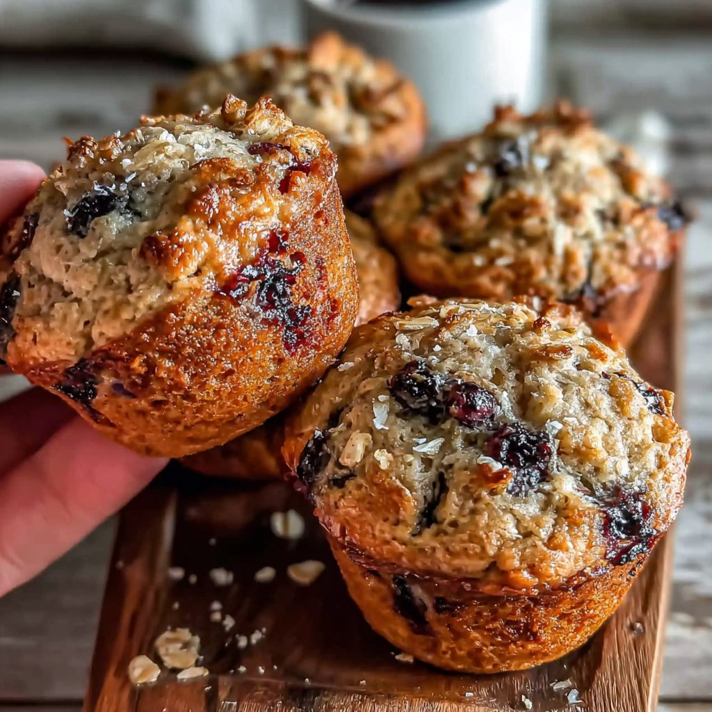 Soft Oatmeal Breakfast Muffins